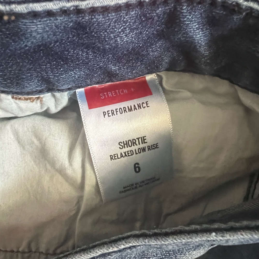 Express Jean Shortie Shorts size 6